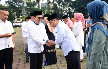 Pasca Libur Hari Raya Idul Fitri 1445 H/2024 Para ASN Kab Bandung Kembali Masuk Kerja.