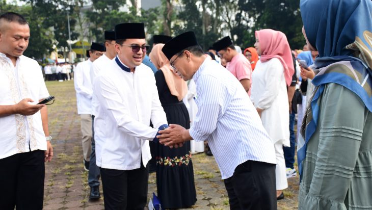 Pasca Libur Hari Raya Idul Fitri 1445 H/2024 Para ASN Kab Bandung Kembali Masuk Kerja.